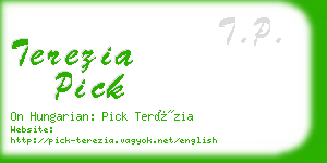 terezia pick business card